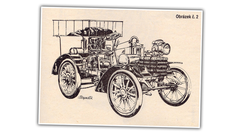 Illustration for article titled Someone Help Me Figure Out What The Hell Is Going On With This 118-Year-Old Czech Racecar